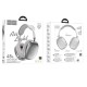 Навушники HOCO W35 Air Triumph BT headset Silver (6942007616348 )