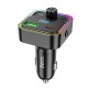 АЗП з FM-модулятором HOCO E81 Fantasy PD30W+QC3.0 car BT FM transmitter Black (6942007612296 )
