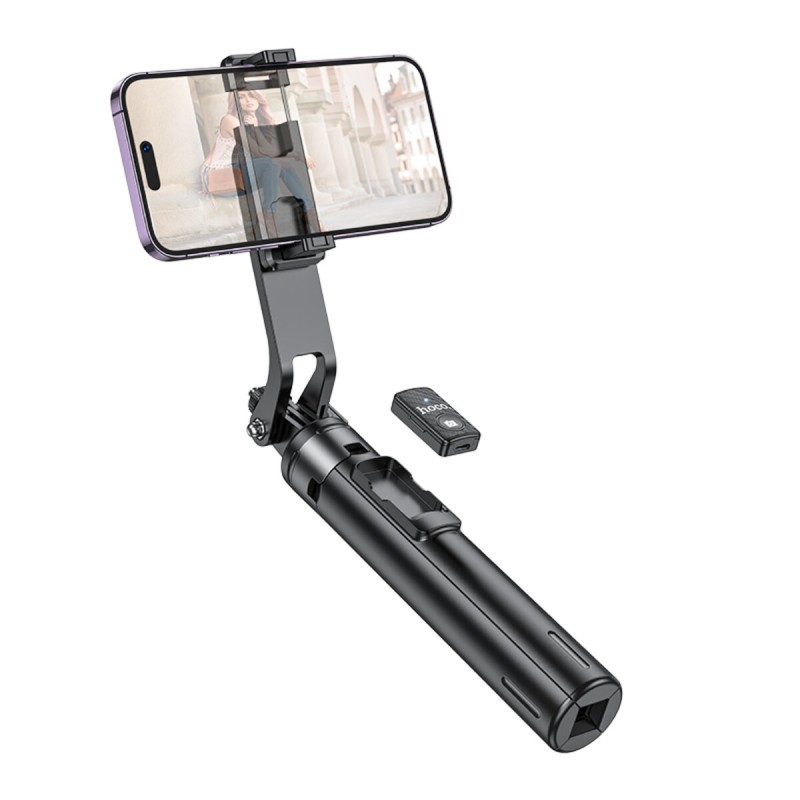 Селфі-монопод HOCO K21 Stream aluminum alloy live broadcast holder Black (6942007609975 )