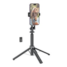 Селфі-монопод HOCO K21 Stream aluminum alloy live broadcast holder Black (6942007609975 )
