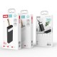 Зовнішній акумулятор XO PR129 20000mAh PD20W+USB QC 22.5W Black