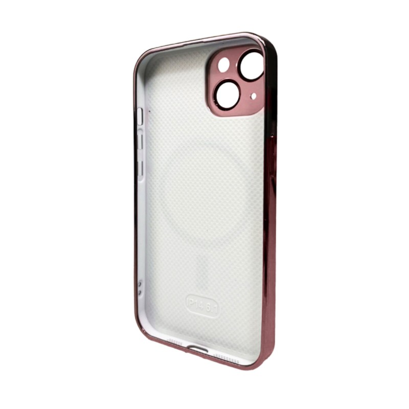 Чохол для смартфона AG Glass Sapphire Frame MagSafe Logo for Apple iPhone 15 Pink (AGSappiFRP15Pink)