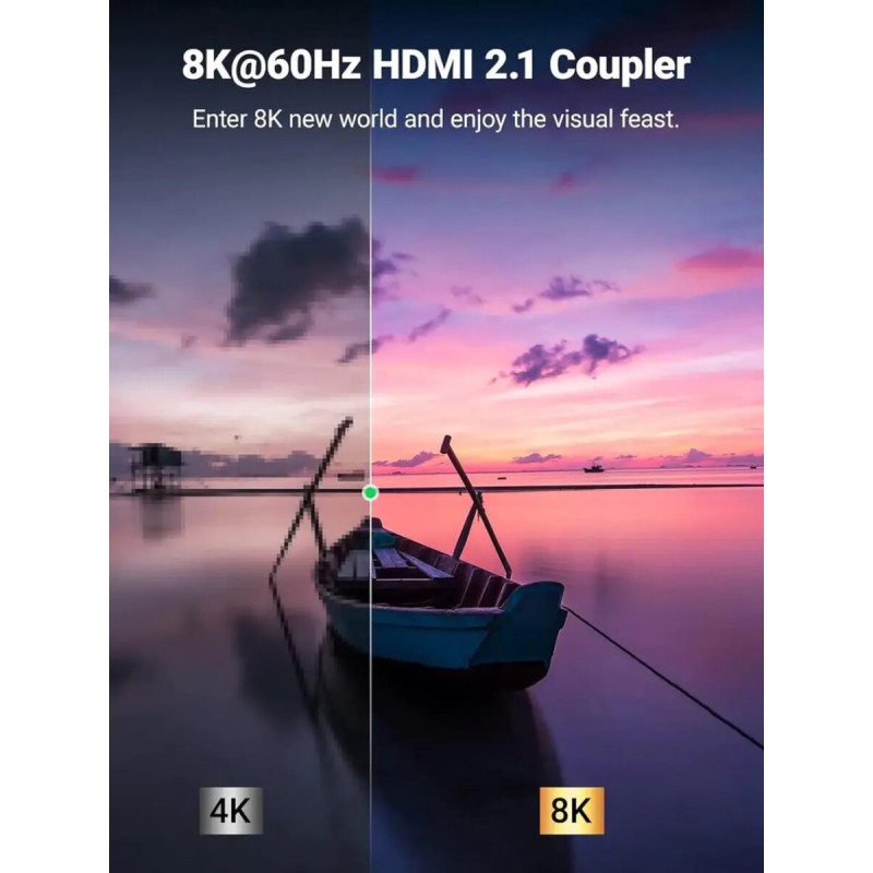 Адаптер UGREEN HD159 HDMI 8K Female to Female Adapter 1pcs (UGR-90592) (UGR-90592)