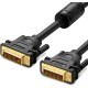 Кабель UGREEN DV101 DVI (24+1) Male to Male Cable Gold Plated 1.5m (Black)(UGR-11606) (UGR-11606)