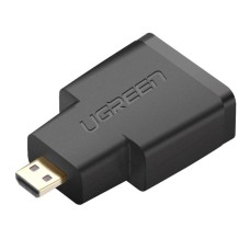 Перехідник UGREEN Micro HDMI Male to HDMI Female Adapter (Black)(UGR-20106) (UGR-20106)