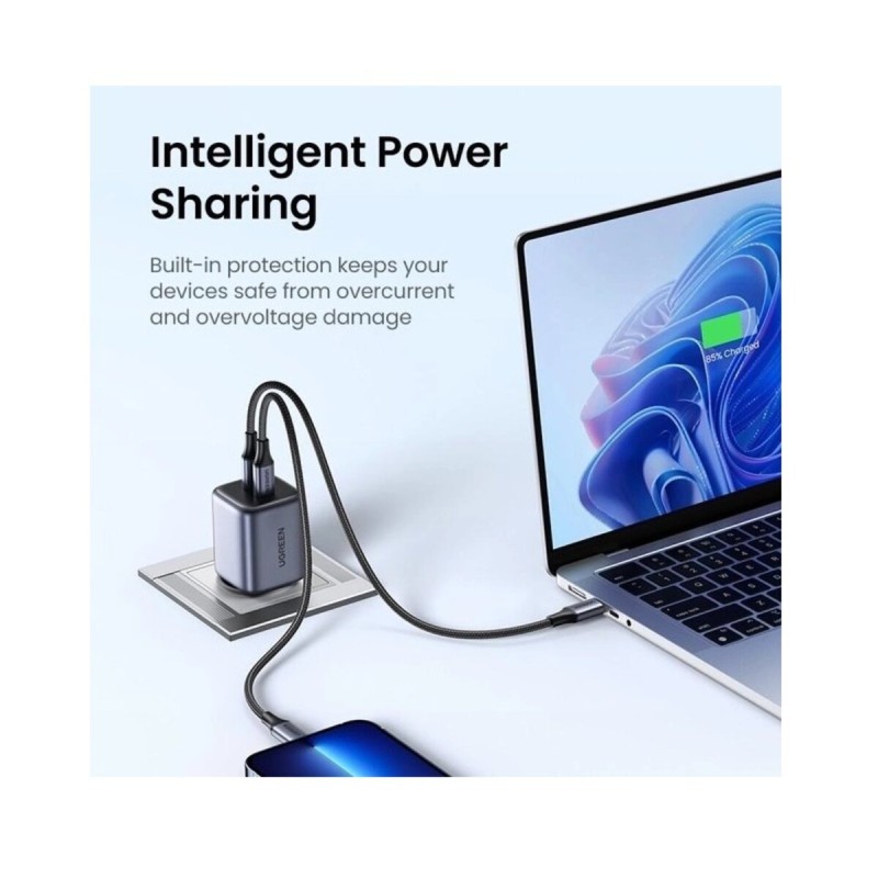Зарядний пристрій UGREEN CD294 Nexode 45W Charger EU (Space Gray)(UGR-90573) (UGR-90573)