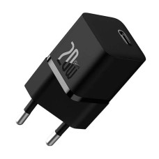 Мережевий зарядний пристрій Baseus GaN5 Fast Charger(mini) 1C 20W EU Black (CCGN050101)