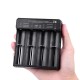 Зарядний пристрій ESSAGER Battery Charger with LED Indicator For 4 LED Black (ECDQ-I401)