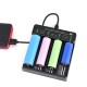Зарядний пристрій ESSAGER Battery Charger with LED Indicator For 4 LED Black (ECDQ-I401)