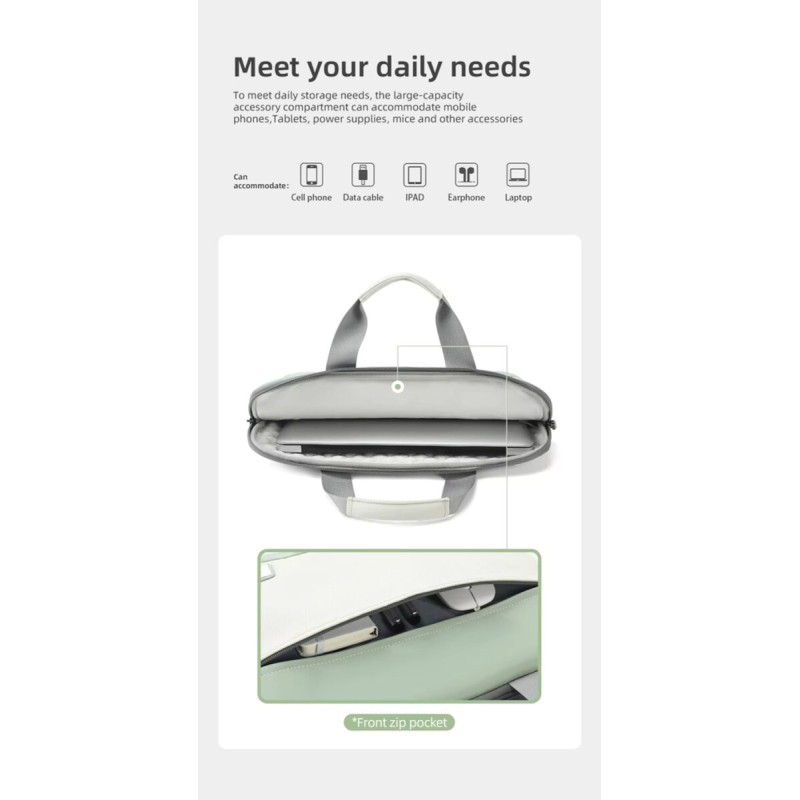 Сумка для ноутбука Tigernu T-L5239B 15.6" Green (T-L5239BGREEN)