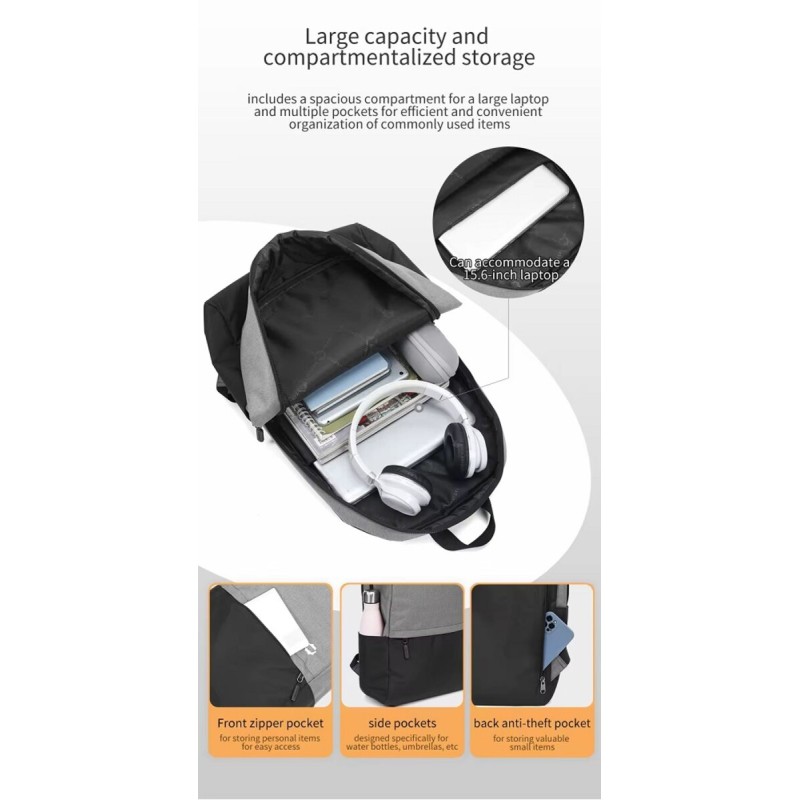 Рюкзак Tigernu T-B9325 15.6" Black (T-B9325B)