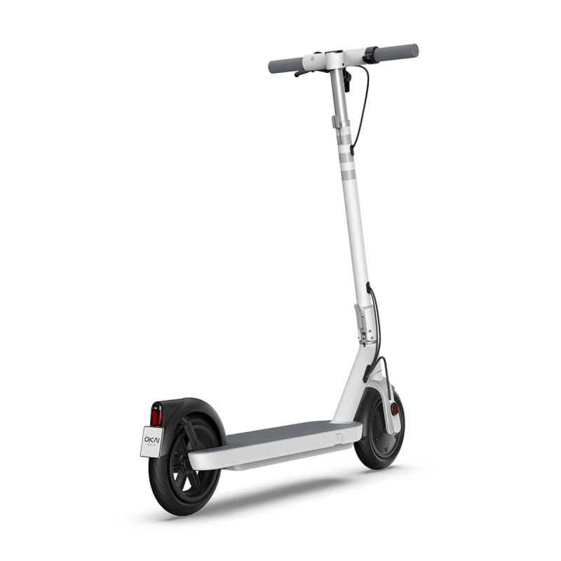 Електросамокат OKAI ES10-NEON Lite White 9", 300(600)W, 7.8Ah, 30km, 25kmh, 20%, NFC, App, 15kg (ES10-W)