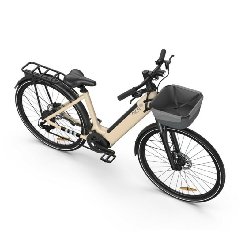 Електровелосипед OKAI EB10 Beige 28', 250(500)W, 14.4Ah, 100km, 25kmh, NFC, App, 30kg (EB10)