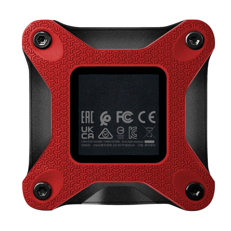 SSD ADATA SD620 1TB USB 3.2  520/460Mb/s Red (SD620-1TCRD)