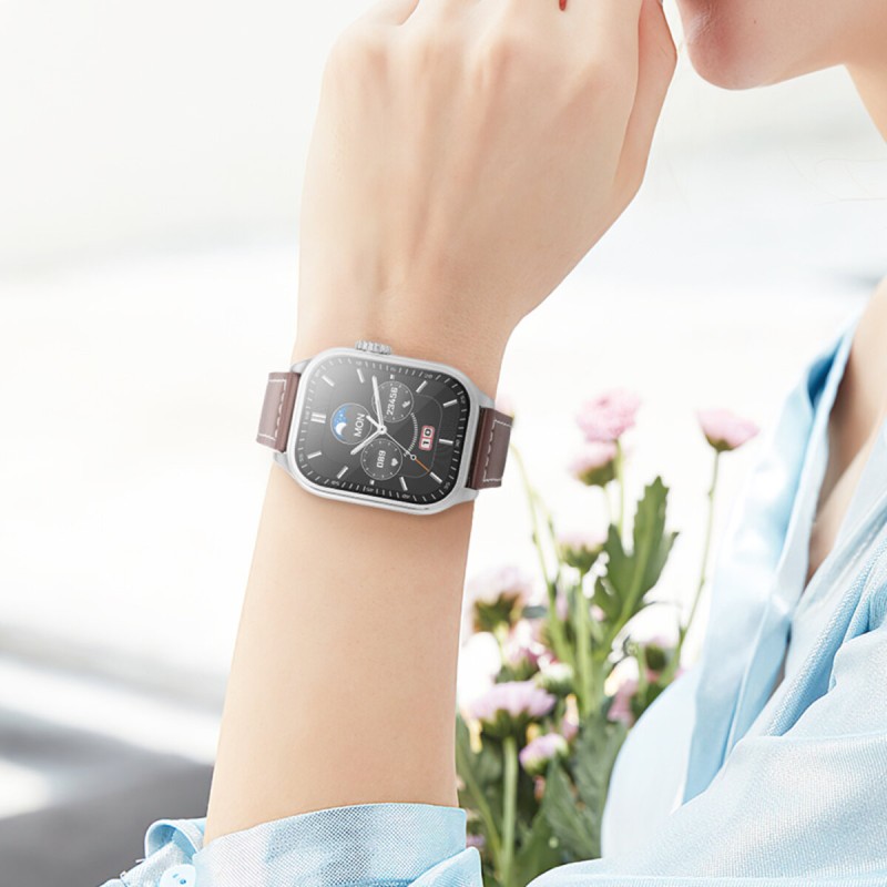 Смарт-годинник HOCO Y17 Smart sports watch(call version) Silver (6942007604864 )
