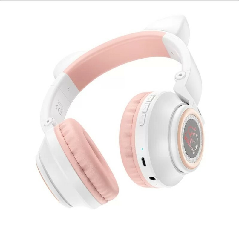 Навушники BOROFONE BO18 Cat ear BT headphones White (6974443384956)