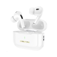 Навушники BOROFONE BW59 Plus True wireless ANC noise reduction BT headset White (6941991107467)
