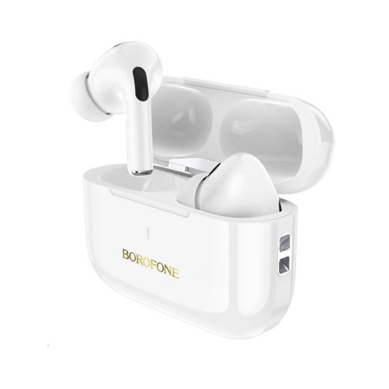 Навушники BOROFONE BW59 Plus True wireless ANC noise reduction BT headset White (6941991107467)