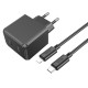 Мережевий зарядний пристрій HOCO CS13A Ocean single port PD20W charger set(C to iP) Black (6942007603829 )