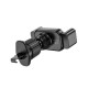 Тримач для мобільного BOROFONE BH106 Ascend pull clip car holder(air outlet) Black Metal Gray (6941991109713)