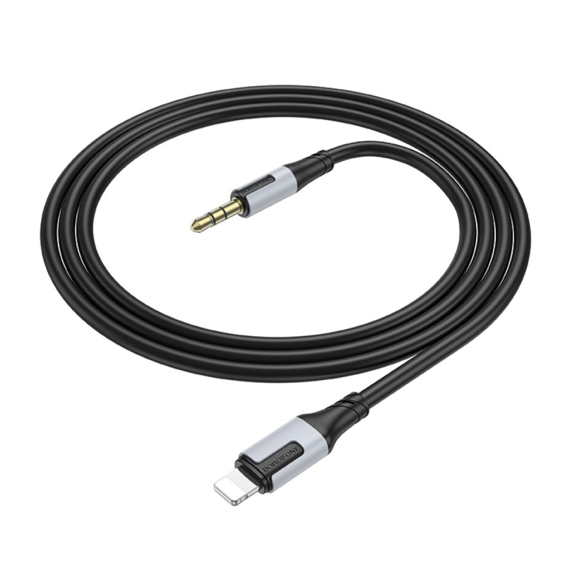 Аудiо-кабель BOROFONE BL19 Creator digital audio conversion cable iP Black (6941991108327)