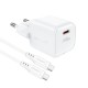Мережевий зарядний пристрій ACEFAST A73 mini PD20W GaN single USB-C charger set (C3-03) White (6974316282655)