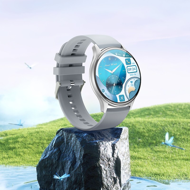 Смарт-годинник HOCO Y15 AMOLED Smart sports watch(call version) Silver (6942007603041 )
