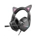 Навушники BOROFONE BO106 Cute cat ear luminous gaming headphones Phantom Cat (6941991105357)