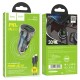 Автомобільний зарядний пристрій HOCO Z47A Transparent Discovery Edition dual port PD30W+QC3.0 car charger set(C to iP) Transparent Black (6931474782298)