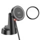 Тримач для мобiльного з БЗП BOROFONE BH208 Mona retractable magnetic wireless fast charging car holder(center console) Black (6941991108624)