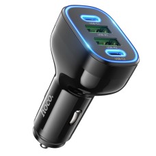 Автомобільний зарядний пристрій HOCO NZ11 Guide PD72W(2C2A) car charger Black (6942007602648 )