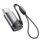 Адаптер BOROFONE BV20 Type-C male to iP female adapter Black (6941991110283)