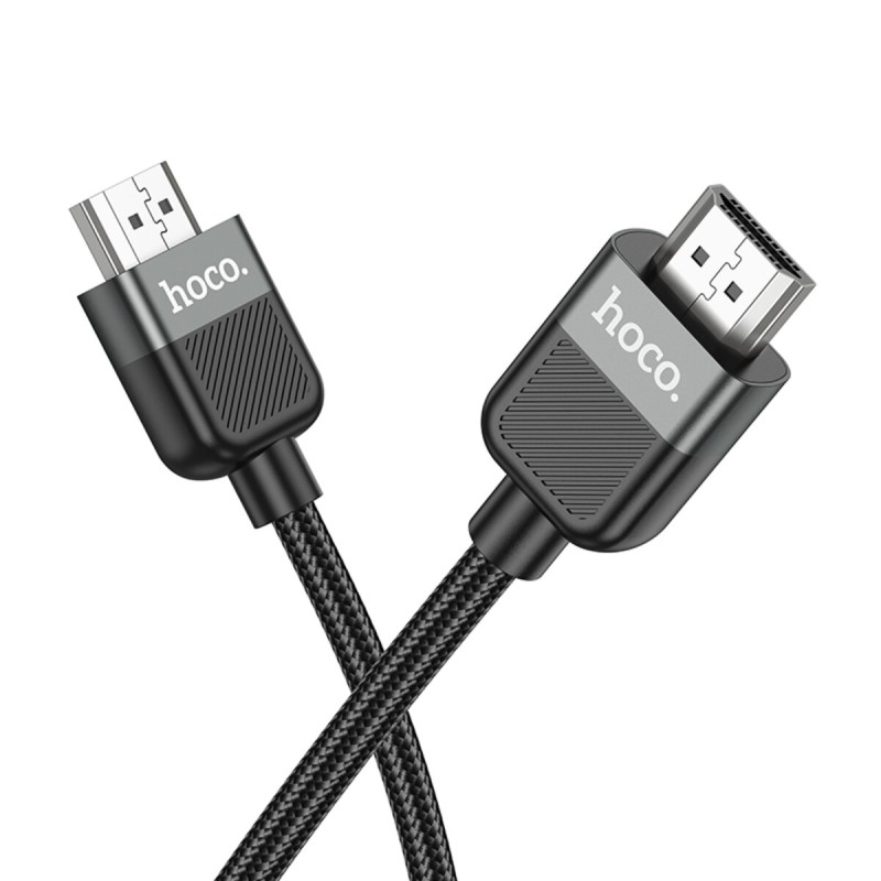 Кабель HOCO US09 Cutting-edge HDTV 2.0 male-to-male 4K HD data cable(L=2M) Black (6942007608961 )