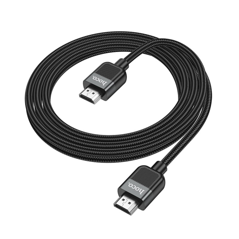 Кабель HOCO US09 Cutting-edge HDTV 2.0 male-to-male 4K HD data cable(L=2M) Black (6942007608961 )