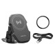 Тримач для мобiльного з БЗП BOROFONE BH216 Adelante magnetic wireless fast charging car holder(center console) Black (6941991109805)