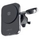 Тримач для мобiльного з БЗП ACEFAST D18 in-car 2-in-1 magnetic wireless charging holder Black (6974316282761)