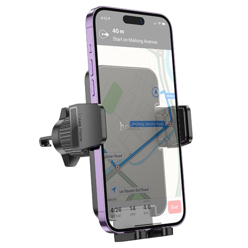 Тримач для мобільного HOCO H36 Cheetah car holder(air outlet) Black (6942007617185 )