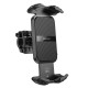 Тримач для мобільного BOROFONE BH105 Crown bicycle motorcycle universal holder Black (6941991108600)
