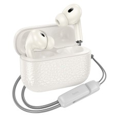 Навушники HOCO EQ9 Plus Duke true wireless ANC Noise Reduction BT headset Milky White (6942007612852 )