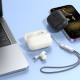 Навушники HOCO EQ9 Plus Duke true wireless ANC Noise Reduction BT headset Milky White (6942007612852 )