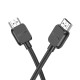 Кабель BOROFONE BUS02 Vivido HDTV 2.0 male-to-male 4K HD data cable(L=1M) Black (6941991105975)