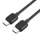 Кабель BOROFONE BUS02 Vivido HDTV 2.0 male-to-male 4K HD data cable(L=1M) Black (6941991105975)