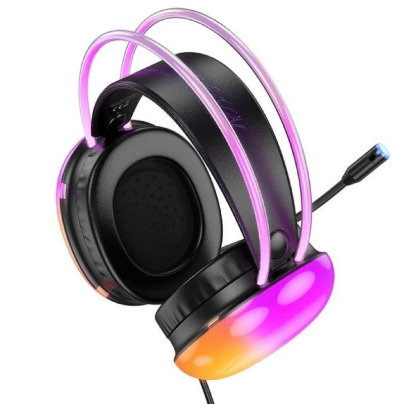 Навушники HOCO W109 Plus Rich USB7.1 channel gaming headphones Black (6942007609029)