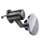 Тримач для мобільного HOCO H23 Alma metal ring magnetic car holder(air outlet) Black Metal Gray (6942007606615)
