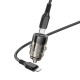 Автомобільний зарядний пристрій BOROFONE BZ29A Talented PD36W+QC3.0 car charger set(C to iP) Black (6941991108792)