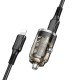 Автомобільний зарядний пристрій BOROFONE BZ29A Talented PD36W+QC3.0 car charger set(C to iP) Black (6941991108792)