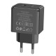 Мережевий зарядний пристрій HOCO CS13A Ocean single port PD20W charger Black (6942007603805 )