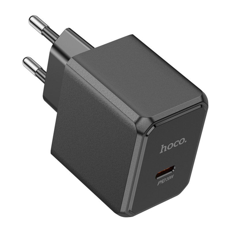 Мережевий зарядний пристрій HOCO CS13A Ocean single port PD20W charger Black (6942007603805 )