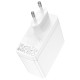 Мережевий зарядний пристрій BOROFONE BN11 Imperial PD100W three-port(2C1A) charger White (6941991103773)