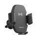 Тримач для мобiльного з БЗП BOROFONE BH213 Adelante wireless fast charging car holder(air outlet) Black (6941991109775)